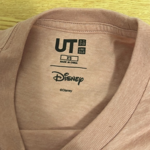 Disney x Uniqlo Mickey Pink Graphic Tee - Picture 2 of 2
